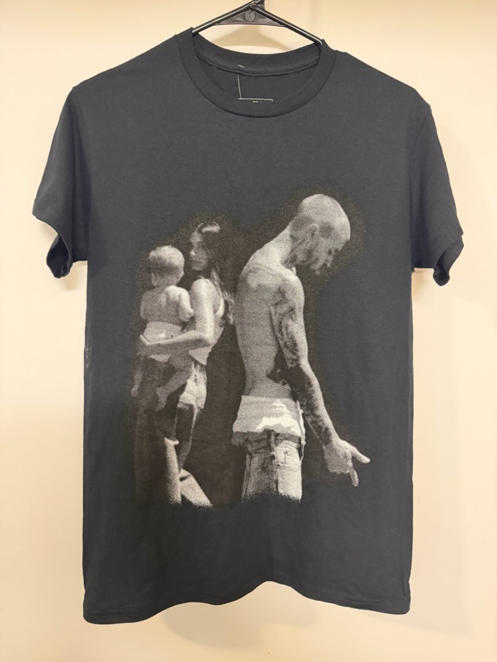 💿🏟️💿 Justin Bieber SWAG Album Graphic Black Tee - Size S